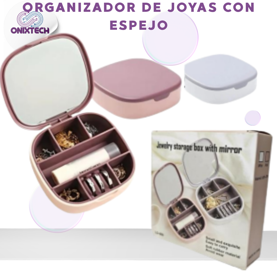 ORGANIZADOR DE JOYAS CON ESPEJO